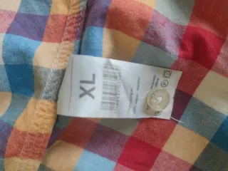 Camisa a cuadros manga corta