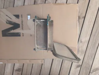 Ojo de buey bronce náutico antiguo