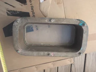 Ojo de buey bronce náutico antiguo