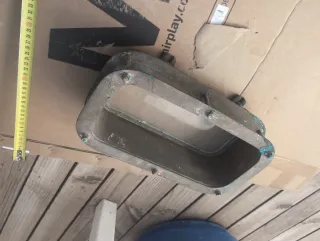 Ojo de buey bronce náutico antiguo