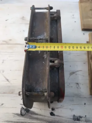 Ojo de buey bronce náutico antiguo