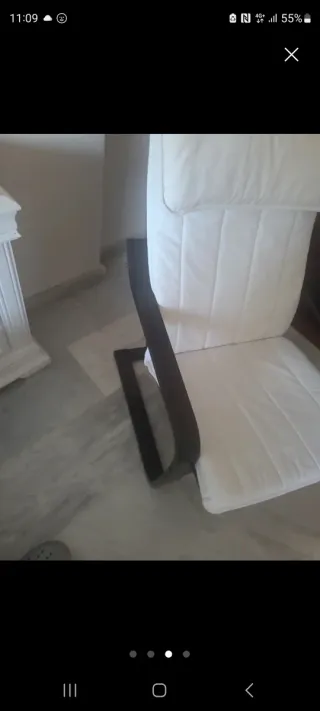 Sillón Poäng Ikea Madera Blanca