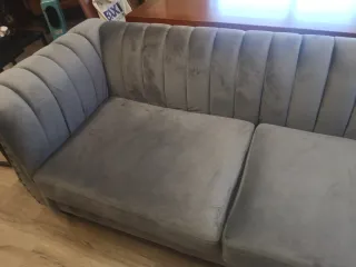 Sofá Chesterfield Gris