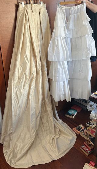 Exclusivo Vestido Novia Vintage Seda Salvaje