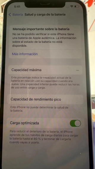 iPhone 12 Pro 128GB Blanco Batería 100%
