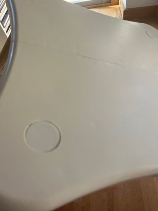 Trona evolutiva con bandeja y acolchado