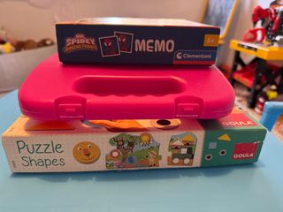 Juegos infantiles: Memo y Puzzle