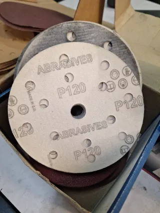 Lote de discos de lija para lijadora