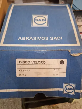 Lote de discos de lija para lijadora