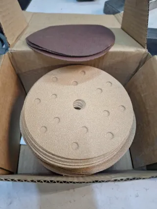 Lote de discos de lija para lijadora