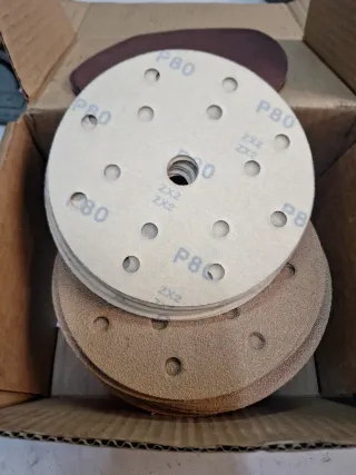 Lote de discos de lija para lijadora