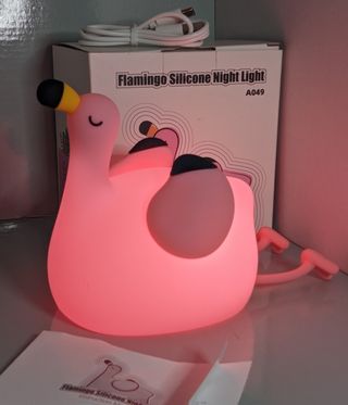Luce Notturna Flamingo Ricaricabile Touch Timer