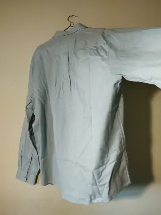 Camisa manga larga verde azulado Talla 2XL