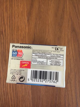 Pack 3 Cintas MiniDV Panasonic DVC 90/60 Min