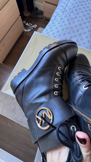 Botas Michael Kors Piel Negra