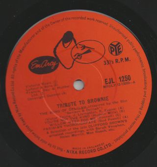 Clifford Brown - Tribute to Brownie Vinil UK
