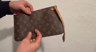 Bolso Louis Vuitton Marrón y Rosa