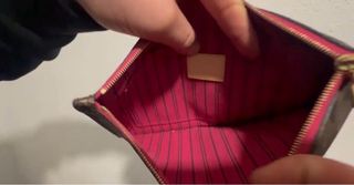 Bolso Louis Vuitton Marrón y Rosa