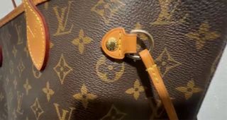 Bolso Louis Vuitton Marrón y Rosa