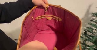 Bolso Louis Vuitton Marrón y Rosa