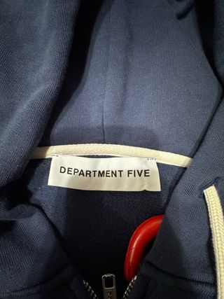 Sudadera con cremallera Departament five azul