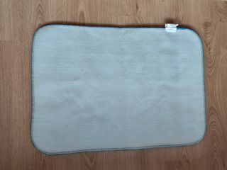 Alfombra de baño suave azul