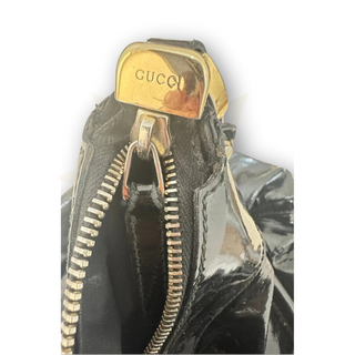 Borsa Gucci Indy Pelle Verniciata Nera