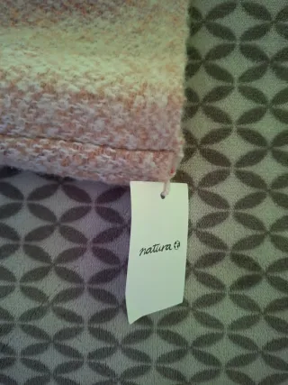 Bufanda Natura a cuadros sin estrenar