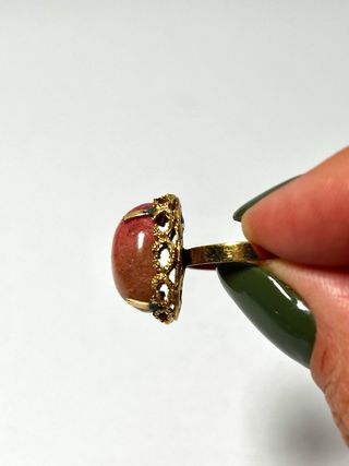 Anillo vintage oro rosa talla 8
