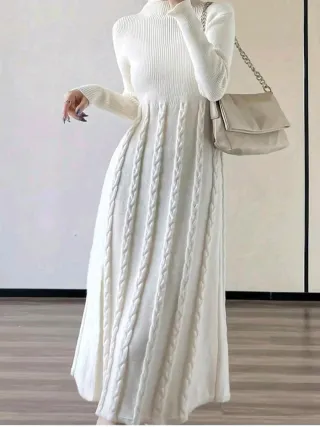 Abito donna maglia bianco taglia M