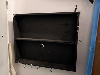 Cuadro organizador herramientas negro