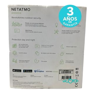CAMARA DE SEGURIDAD NETATMO PRESENCE