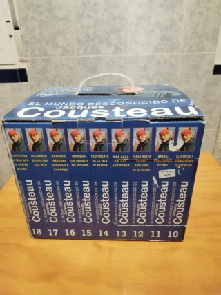 Colección Cousteau VHS El Mundo Desconocido