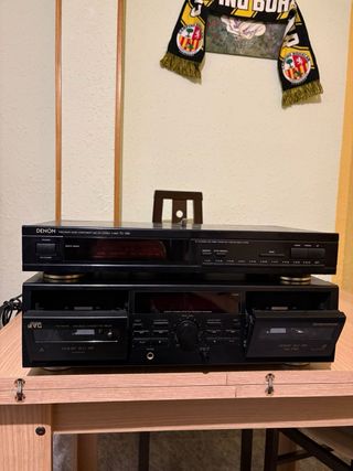 Denon TU-280 y JVC TD-W216 Doble Cassette
