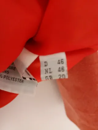 Chaqueta vintage de ante mujer naranja