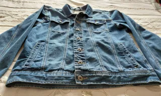 Cazadora Vaquera Hombre Talla 56 Azul