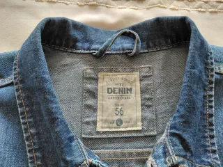 Cazadora Vaquera Hombre Talla 56 Azul