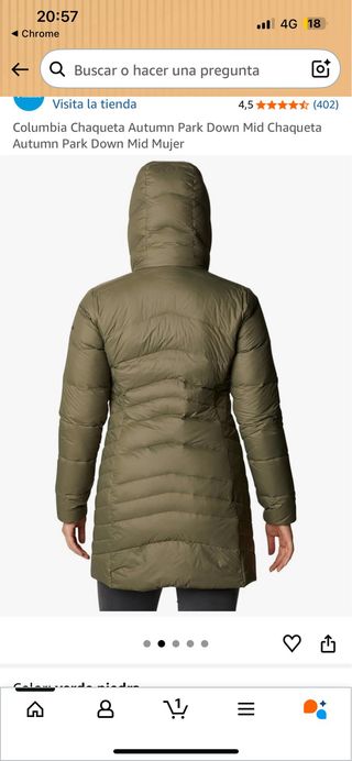 Abrigo Columbia Mujer Talla S Omni Heat