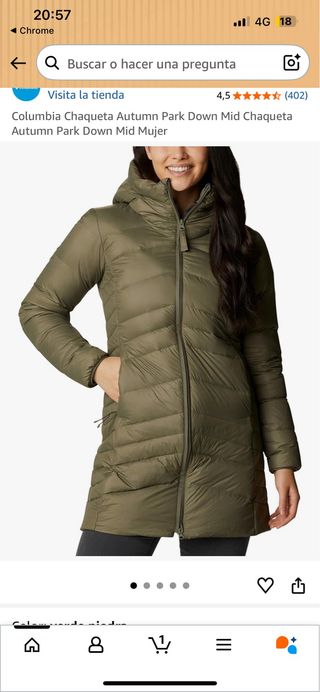 Abrigo Columbia Mujer Talla S Omni Heat