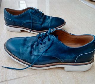 Scarpa uomo francesina blu taglia 42