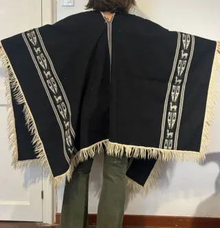 Conjunto 3 prendas étnicas lana unisex.