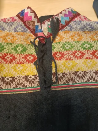 Conjunto 3 prendas étnicas lana unisex.