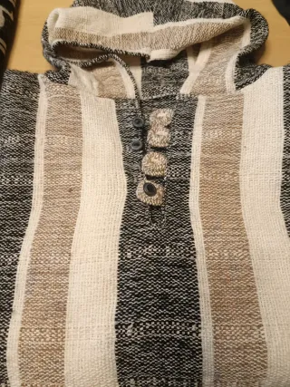 Conjunto 3 prendas étnicas lana unisex.