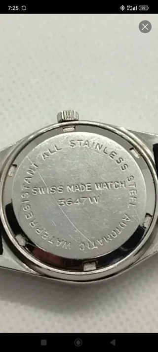 RELOJ POTENS AUTOMÁTICO CAL. ETA 2879. AÑOS 70