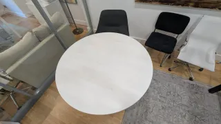 Mesa redonda melamina 120cm