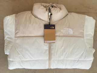 Cazadora The North Face Beige/Blanca Talla S