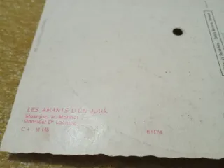 Postal Arco del Triunfo Cine Música