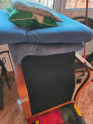 Butaca flexible Ikea azul