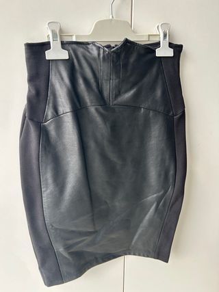 Falda efecto piel Talla S