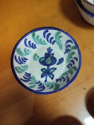 Lote Cerámica Pintada a Mano